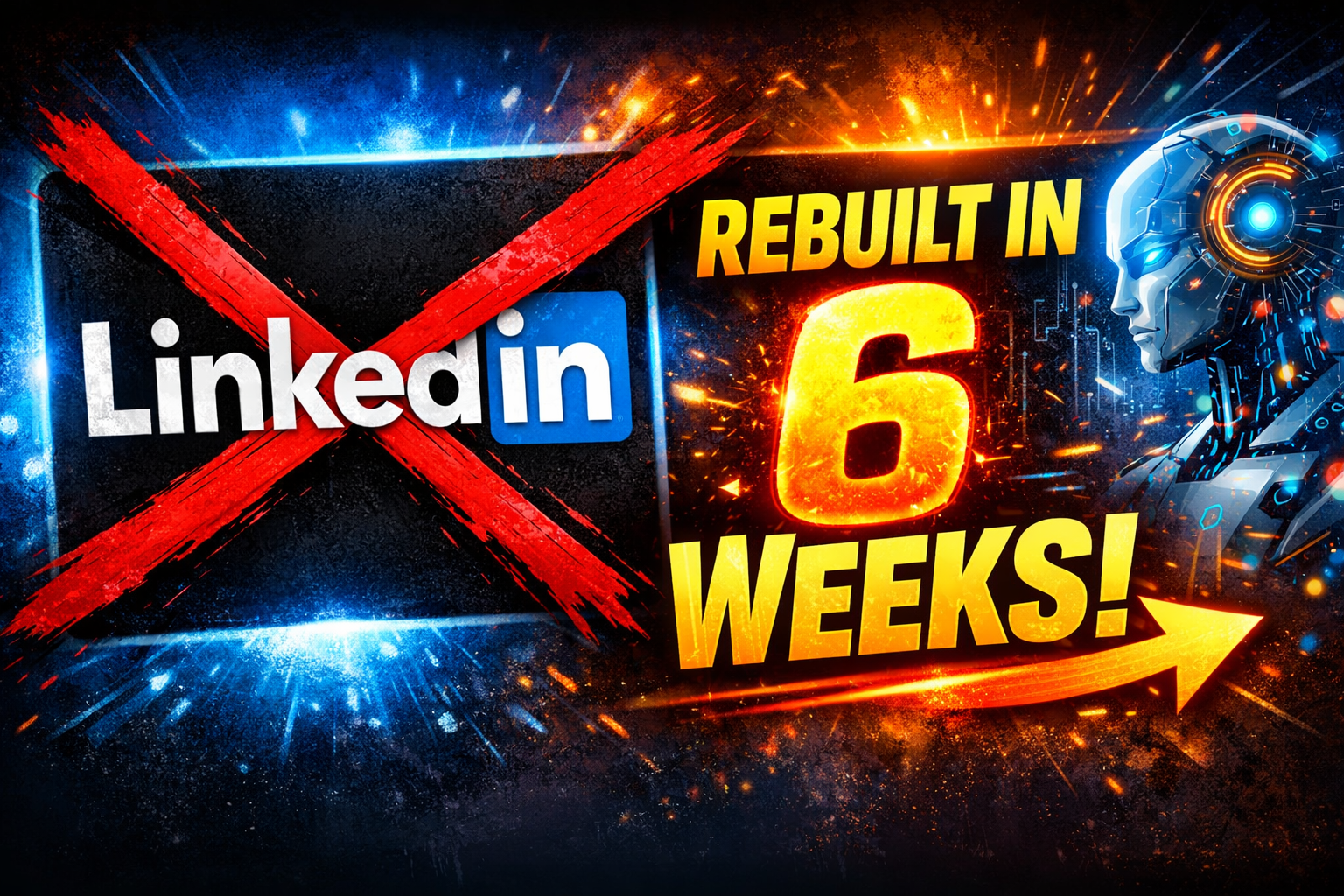 We Could Rebuild LinkedIn's Core in 6 Weeks. Here's How.